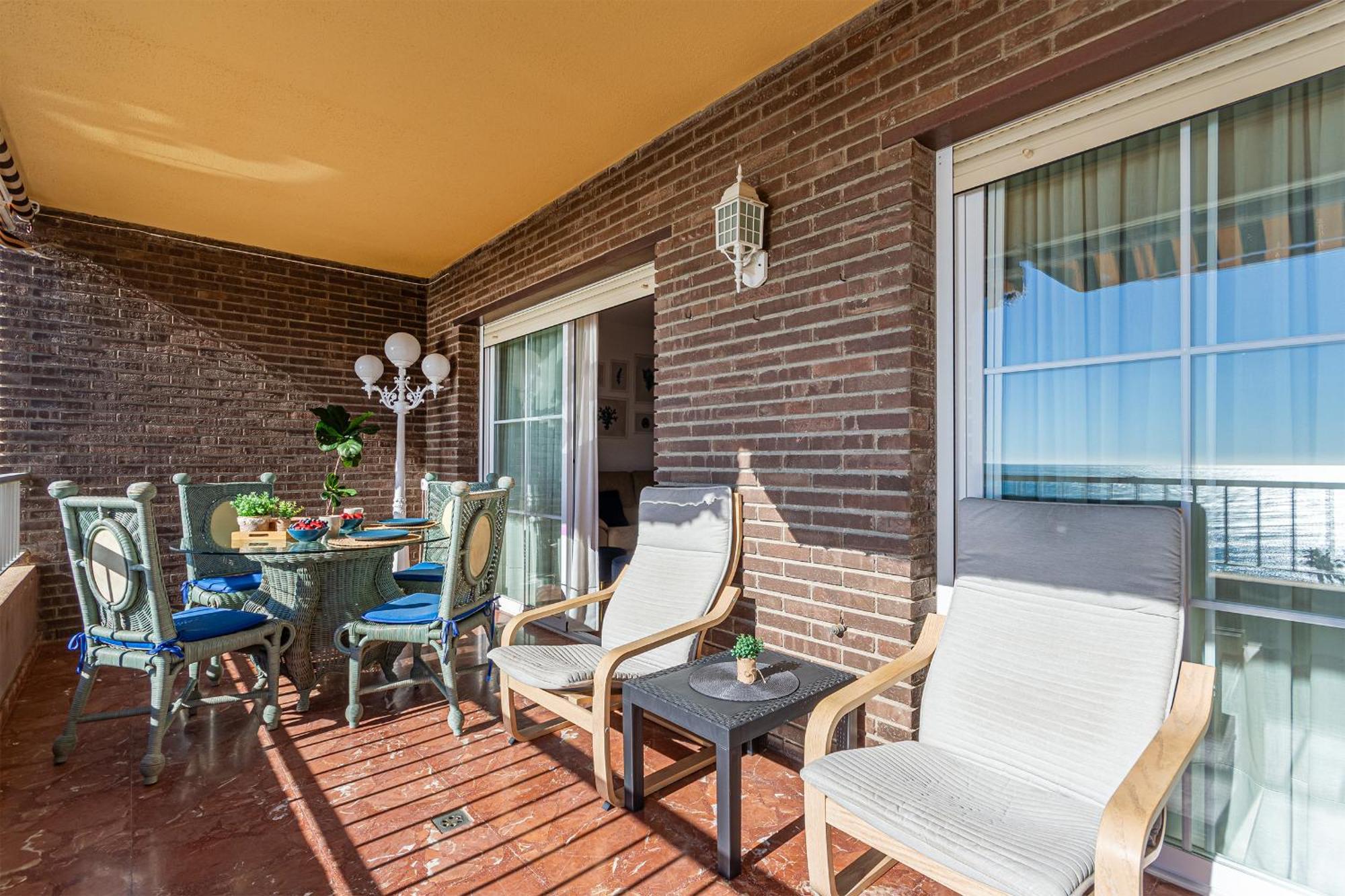 Casa Mare Apartamento En Primera Linea De Playa Альмуньекар Экстерьер фото