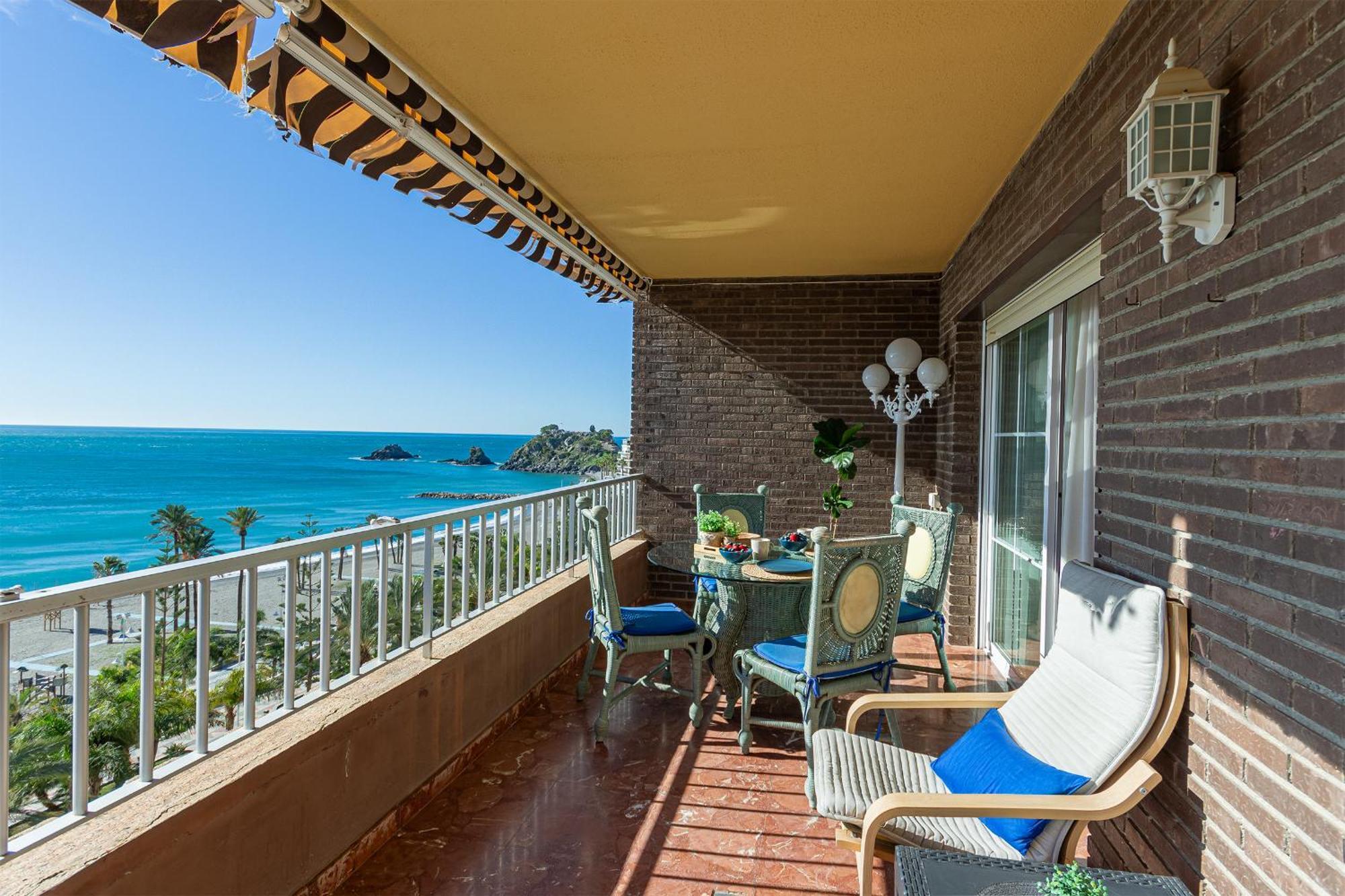 Casa Mare Apartamento En Primera Linea De Playa Альмуньекар Экстерьер фото